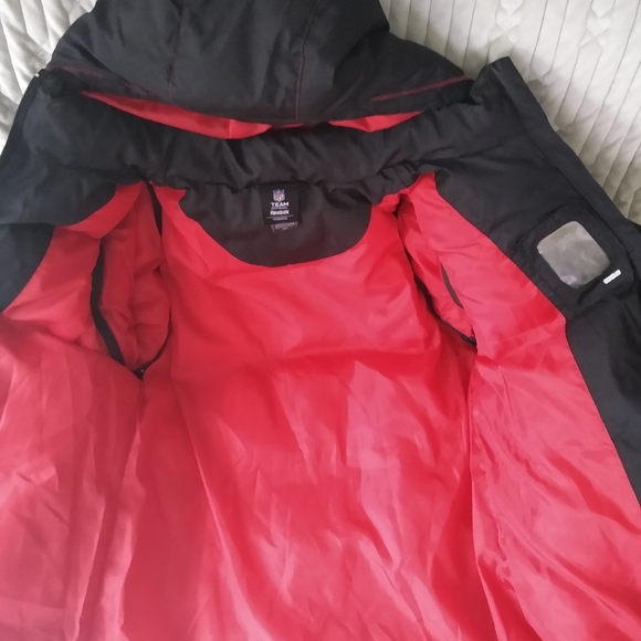 Women's  jacket Coat Hoodie NFL Niners 49 ers jacket quilted - Picture 8 of 10